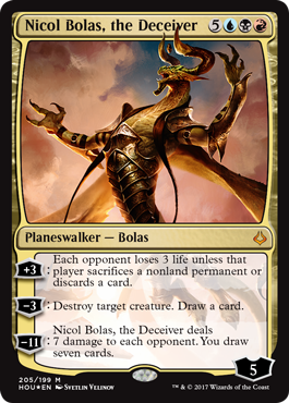 Nicol Bolas, the Deceiver - Hour of Devastation Spoiler