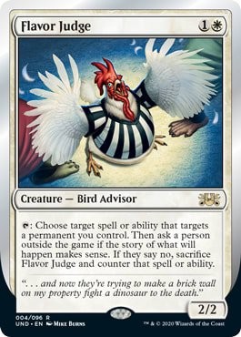 Flavor Judge from Unsanctioned Spoiler