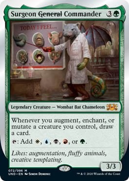 commander mtg surgeon general mutate magic ikoria card set gathering spoiler lair behemoths unsanctioned mythic abugames rare green edh put