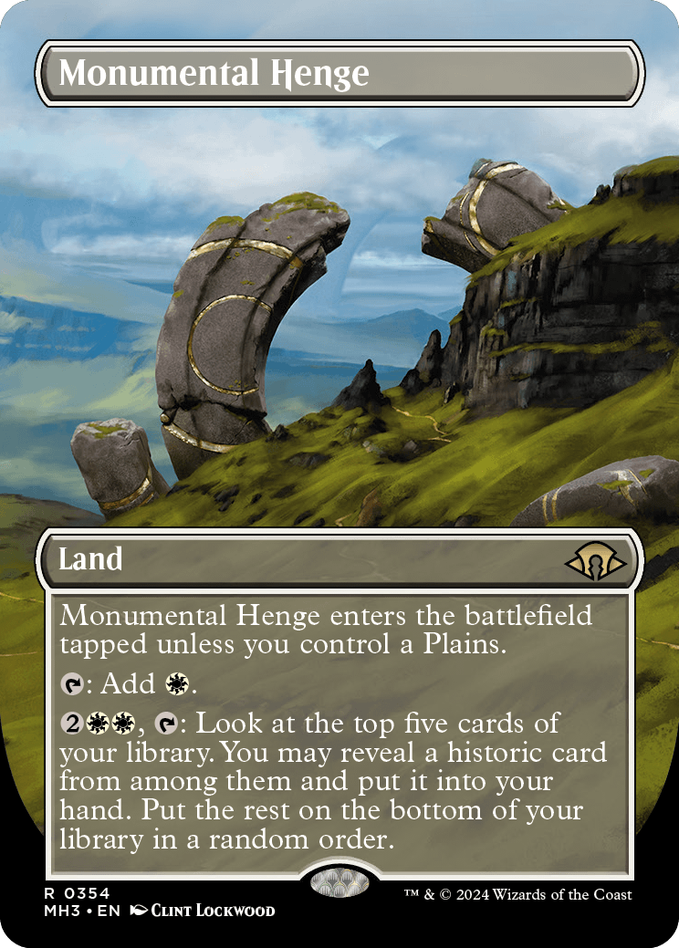 Monumental Henge 2 - Modern Horizons 3 Spoiler