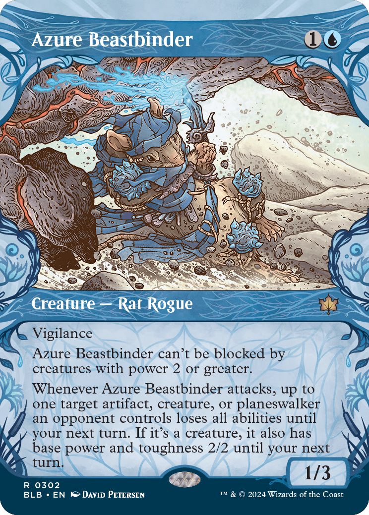 Azure Beastbinder 2 - Bloomburrow Spoiler