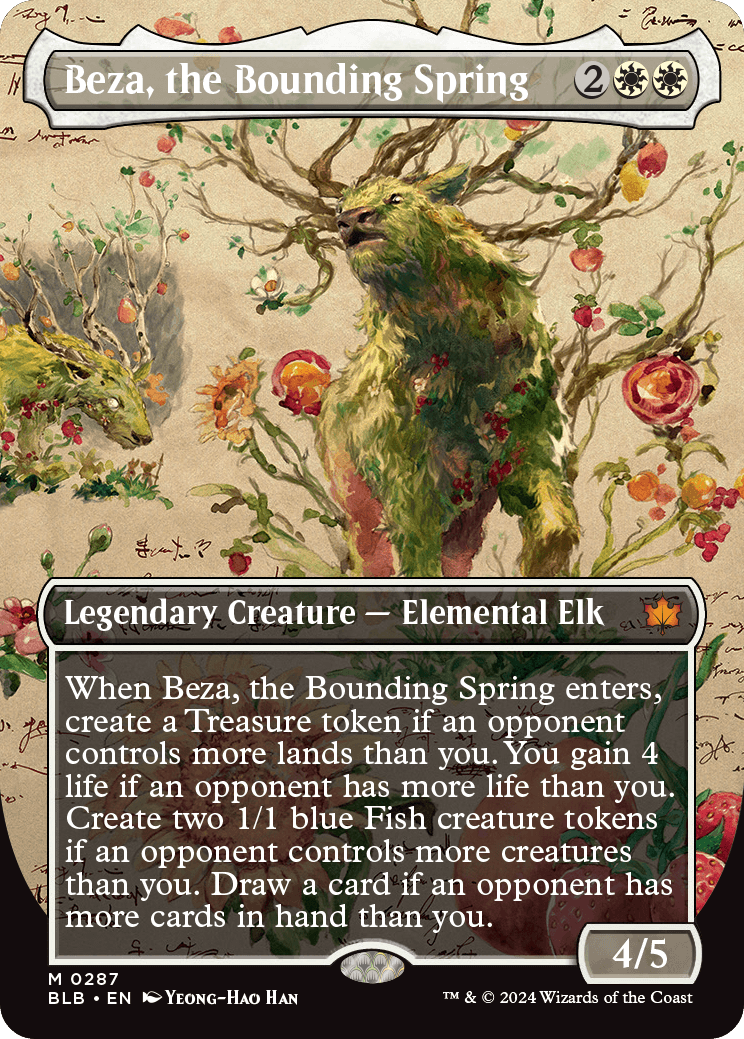 Beza, the Bounding Spring 2 - Bloomburrow Spoiler