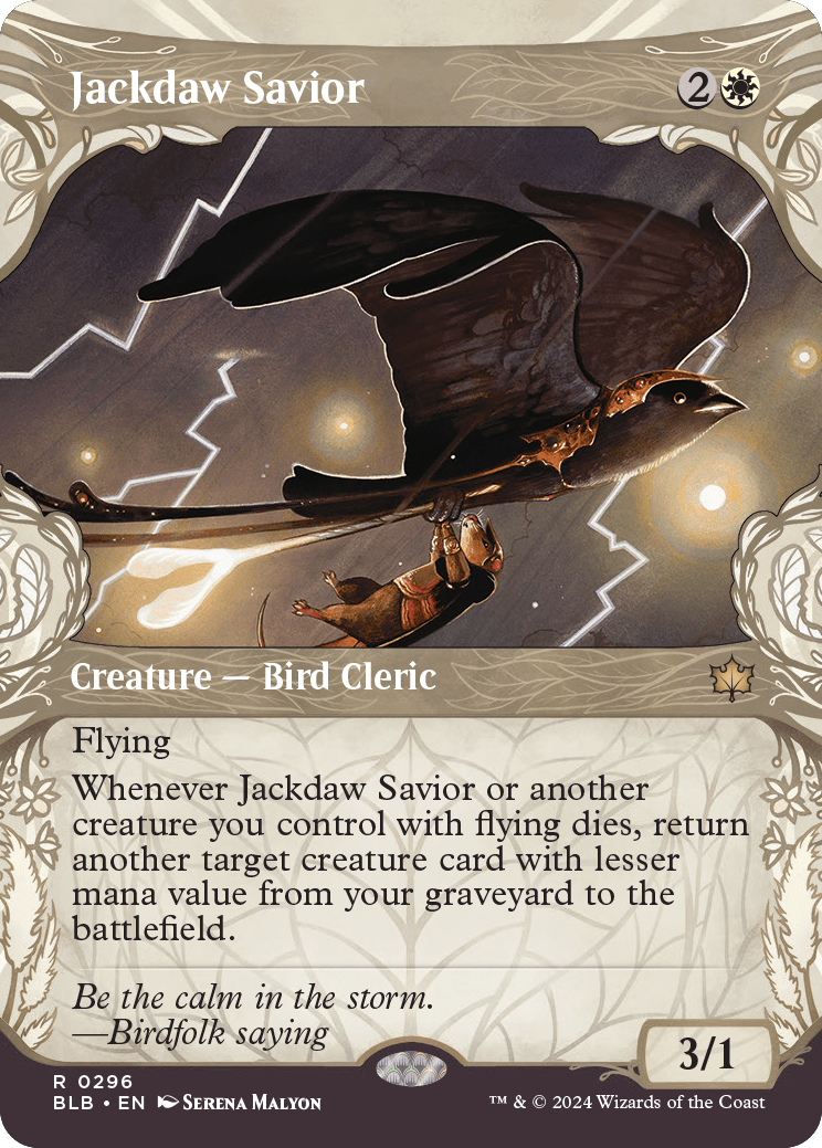 Jackdaw Savior 2 - Bloomburrow Spoiler