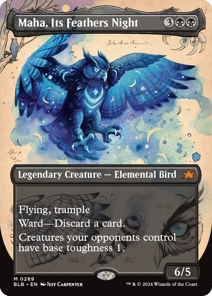 Maha, Its Feathers Night 2 - Bloomburrow Spoiler