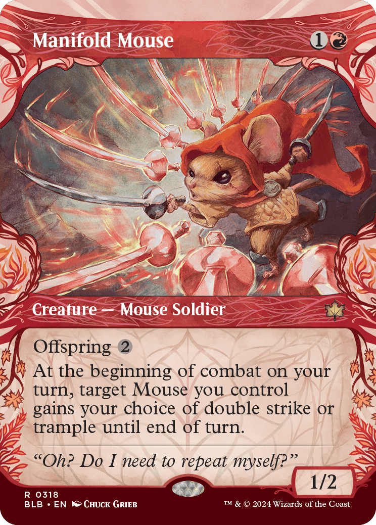 Manifold Mouse 2 - Bloomburrow Spoiler