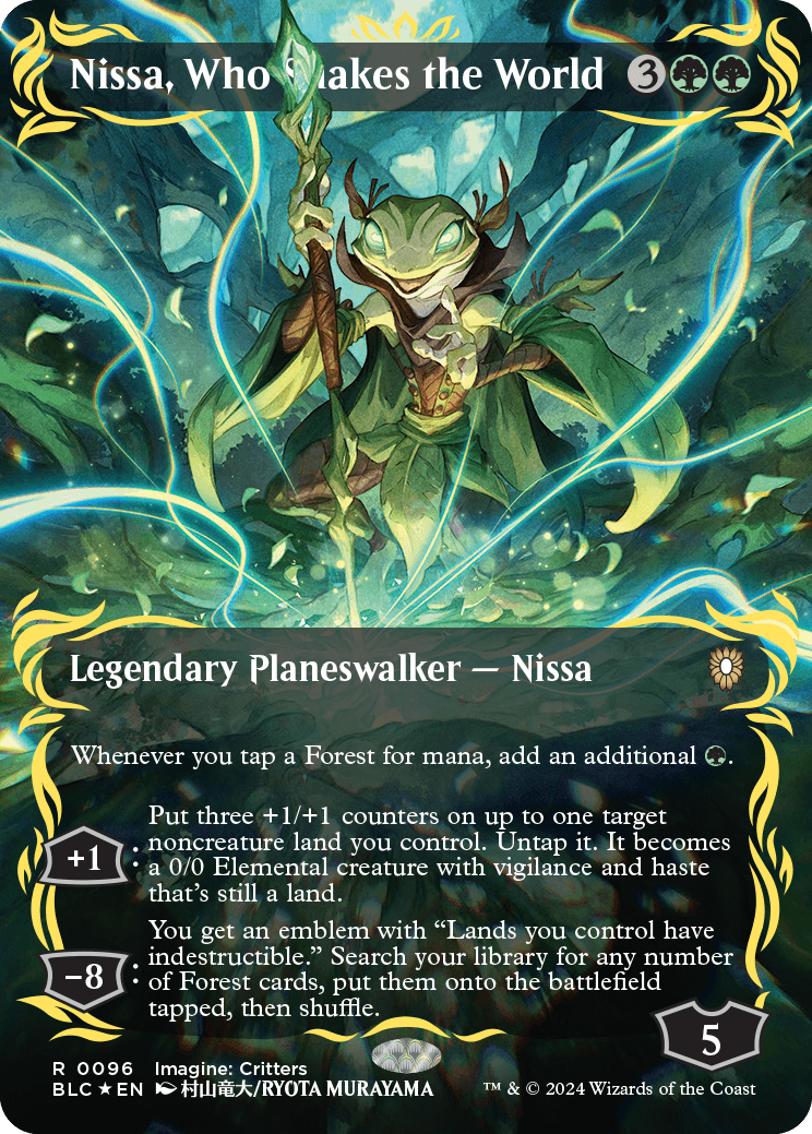 Nissa, Who Shakes the World 2 - Bloomburrow Spoiler