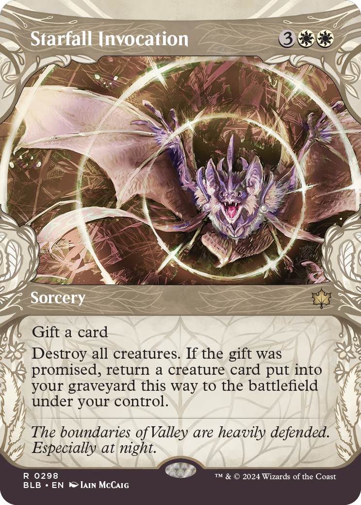 Starfall Invocation 2 - Bloomburrow Spoiler