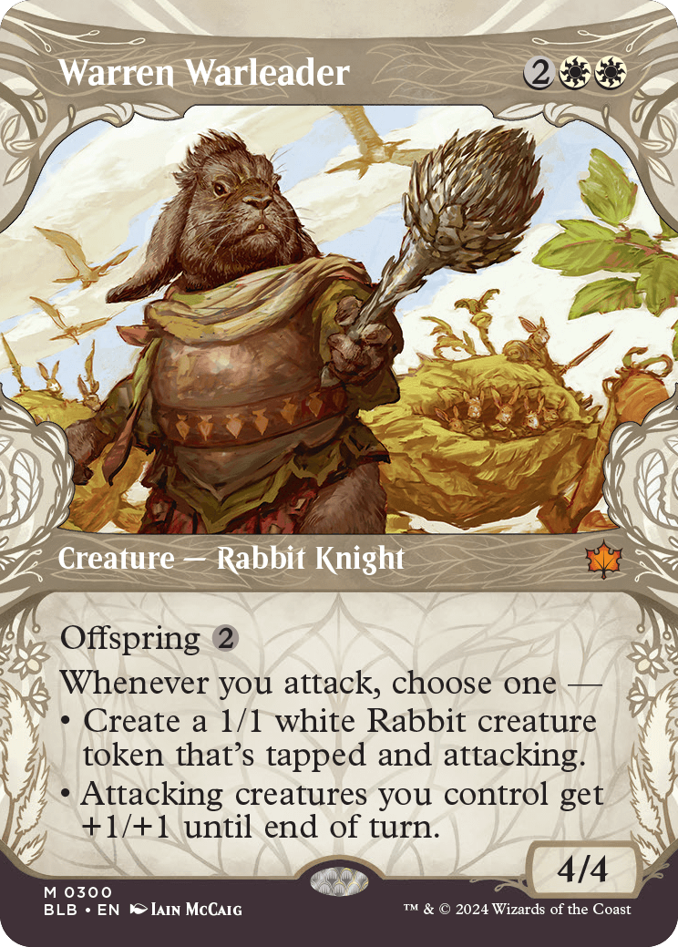 Warren Warleader 4 - Bloomburrow Spoiler