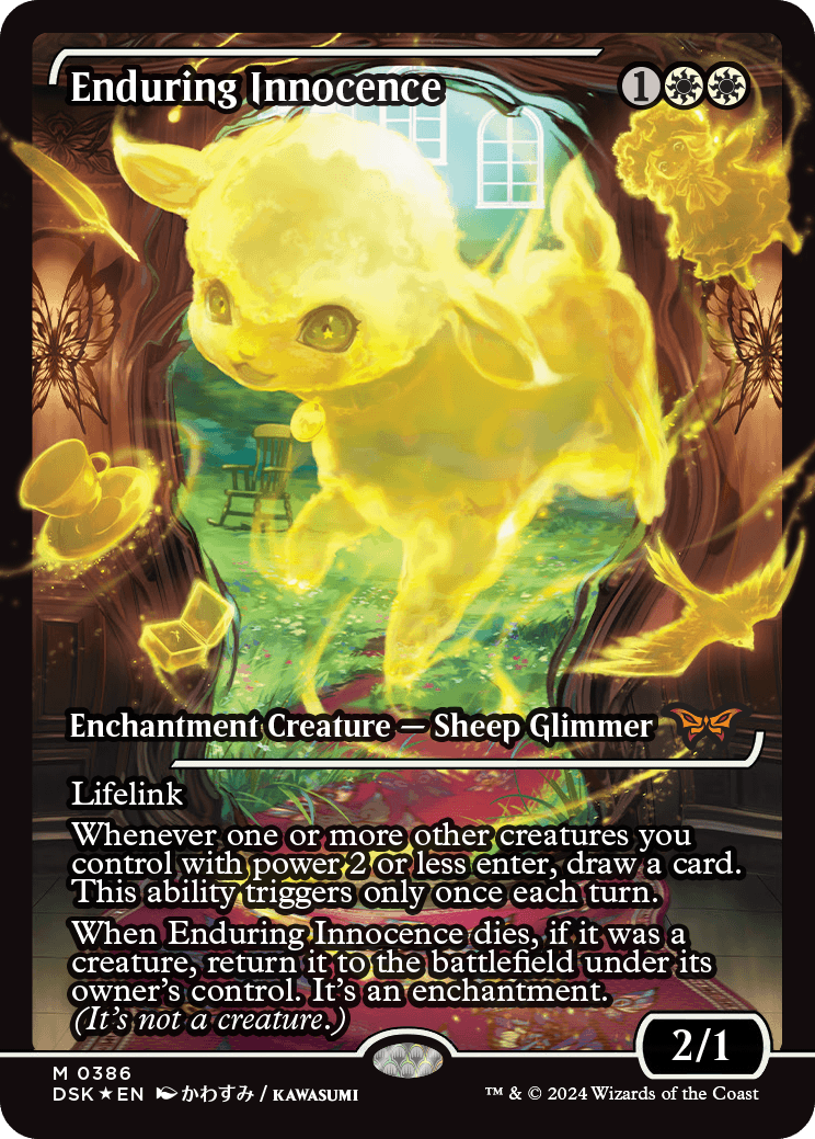 Enduring Innocence (Variant) - Duskmourn Spoiler