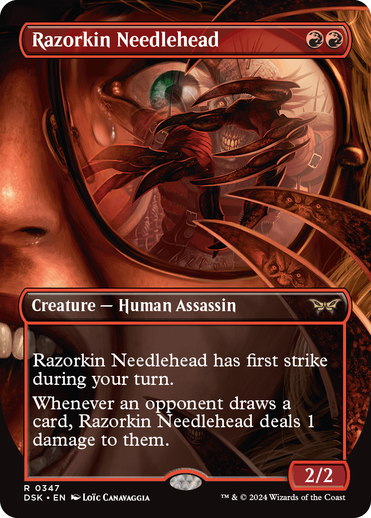 Razorkin Needlehead (Variant) - Duskmourn Spoiler