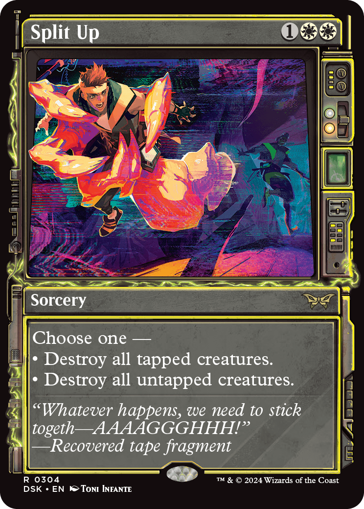 Split Up (Variant) - Duskmourn Spoiler