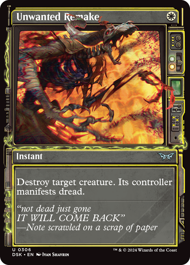 Unwanted Remake (Variant) - Duskmourn Spoiler