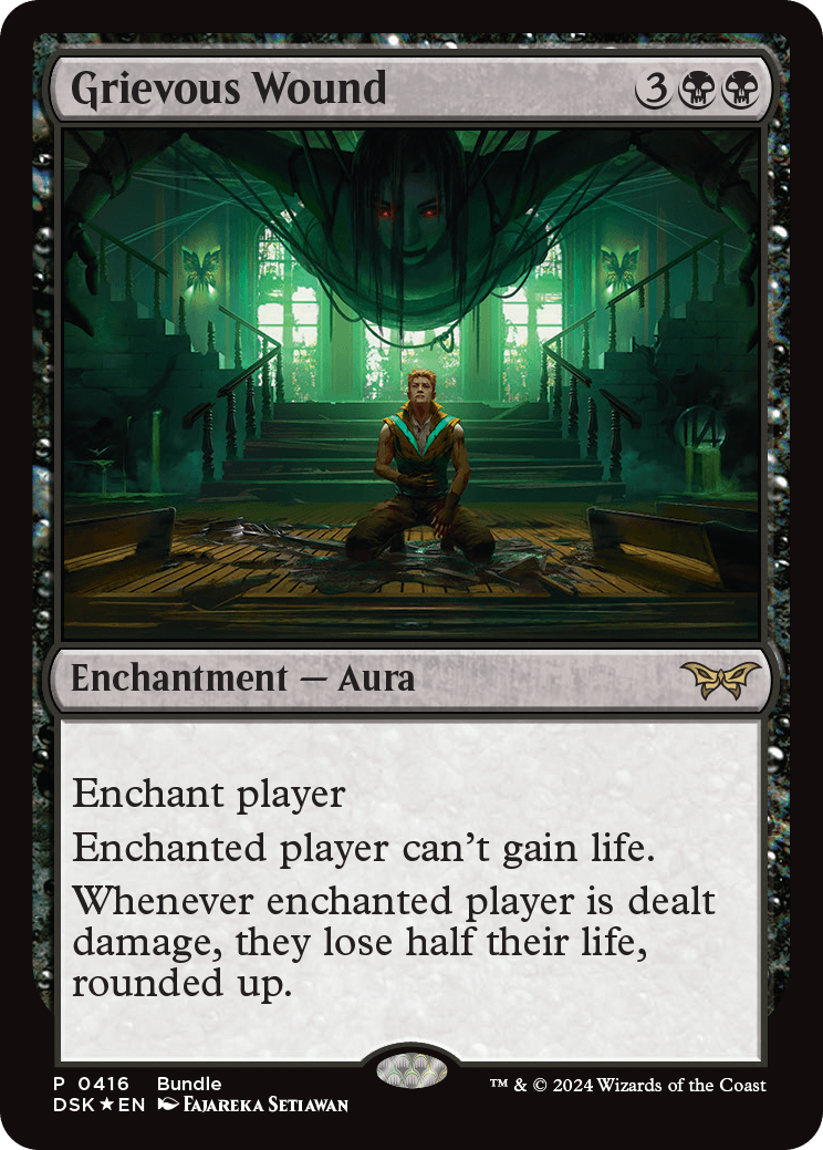 Grievous Wound (Variant) - Duskmourn Spoiler