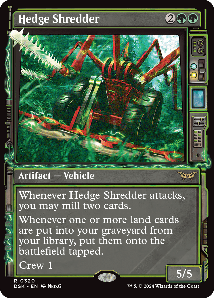 Hedge Shredder (Variant) - Duskmourn Spoiler