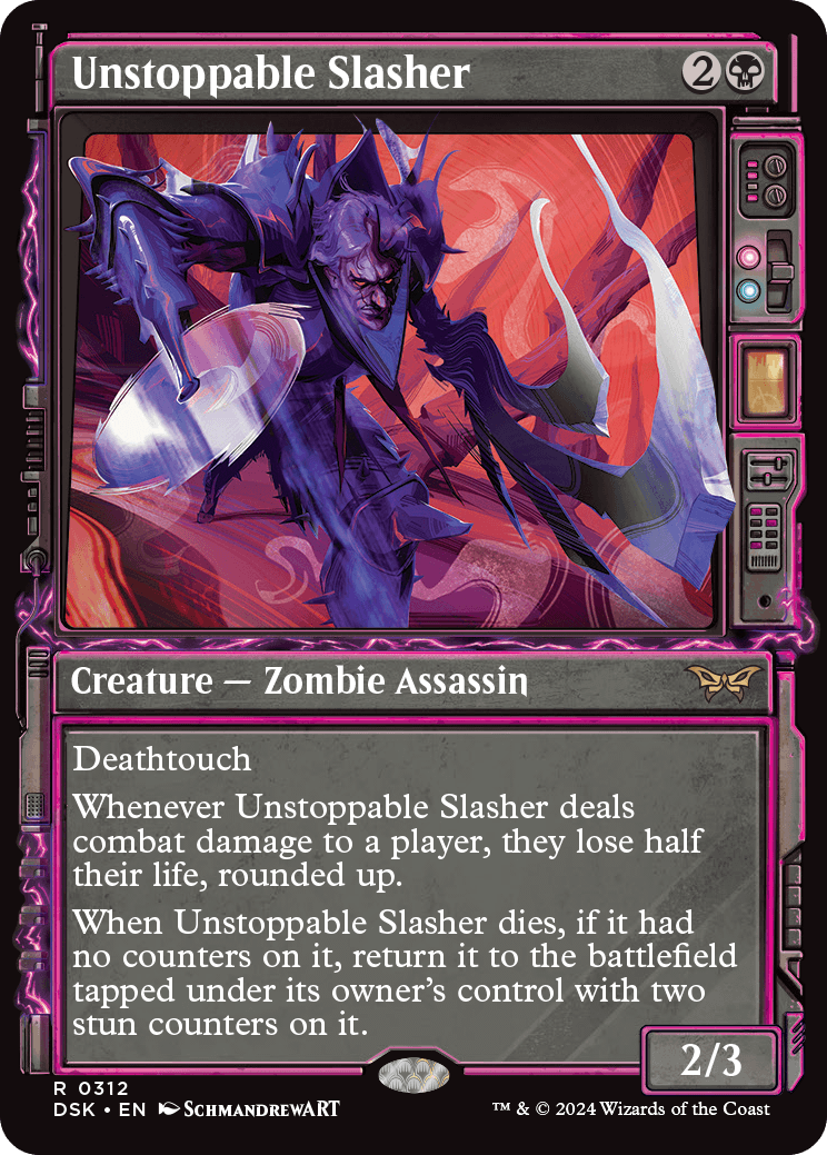 Unstoppable Slasher (Variant) - Duskmourn Spoiler