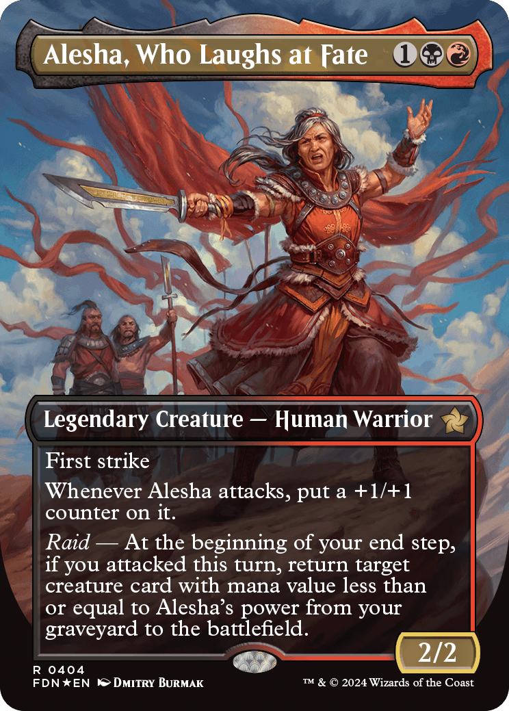 Alesha, Who Laughs at Fate (Variant) - Foundations Spoiler