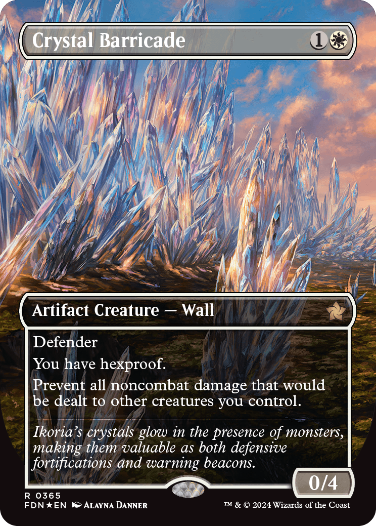 Crystal Barricade (Variant) - Foundations Spoiler