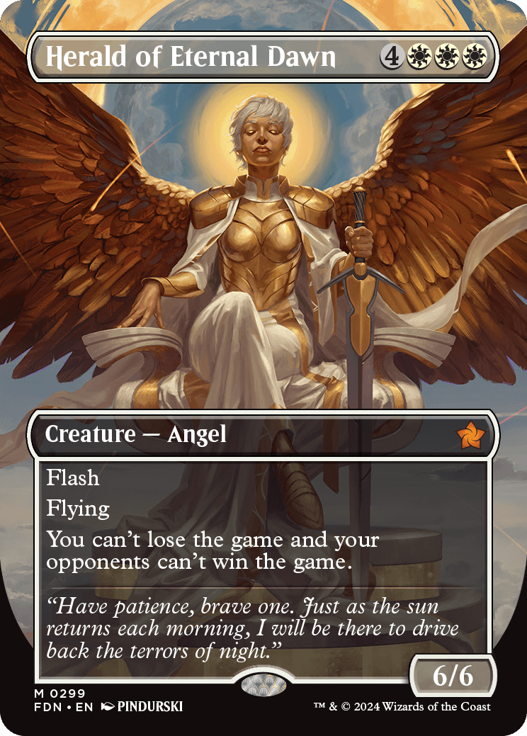 Herald of Eternal Dawn (Variant) - Foundations Spoiler