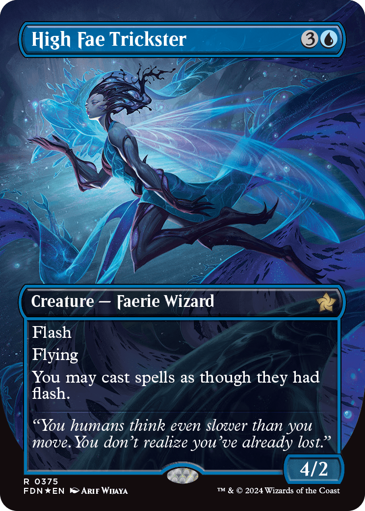 High Fae Trickster (Variant) - Foundations Spoiler