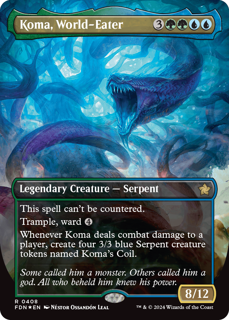 Koma, World-Eater (Variant) - Foundations Spoiler