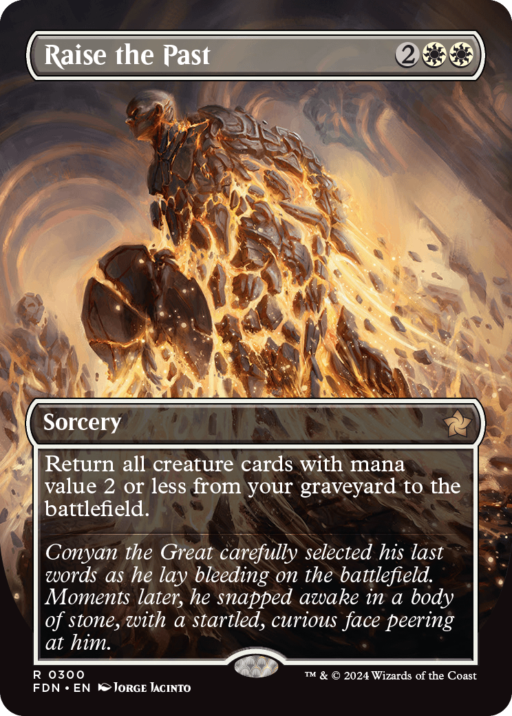 Raise the Past (Variant) - Foundations Spoiler