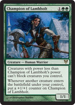 Champion of Lambholt from Avacyn Restored Spoiler