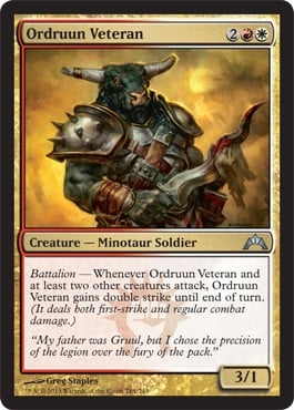 Ordruun Veteran from Gatecrash Spoiler