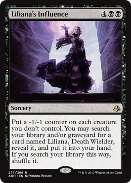 Liliana's Influence - Amonkhet Spoiler