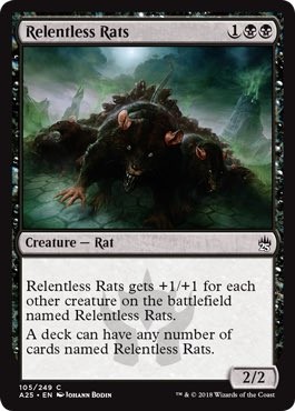 Relentless Rats from Masters 25 Spoiler