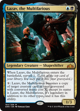 Lazav, the Multifarious from Guilds of Ravnica Spoiler