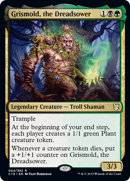 Grismold, the Dreadsower from Commander 2019 Spoiler