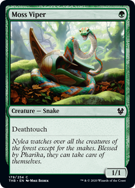 Moss Viper from Theros Beyond Death Spoiler