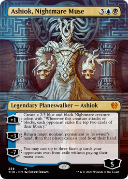 Ashiok, Nightmare Muse (Alternate) from Theros Beyond Death Spoiler