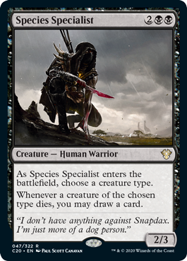 Species Specialist from Commander 2020 Spoiler