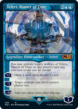 Teferi, Master of Time from Core Set 2021 Variants Spoiler