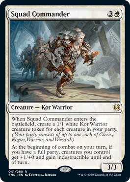 Squad Commander From Zendikar Rising Spoiler