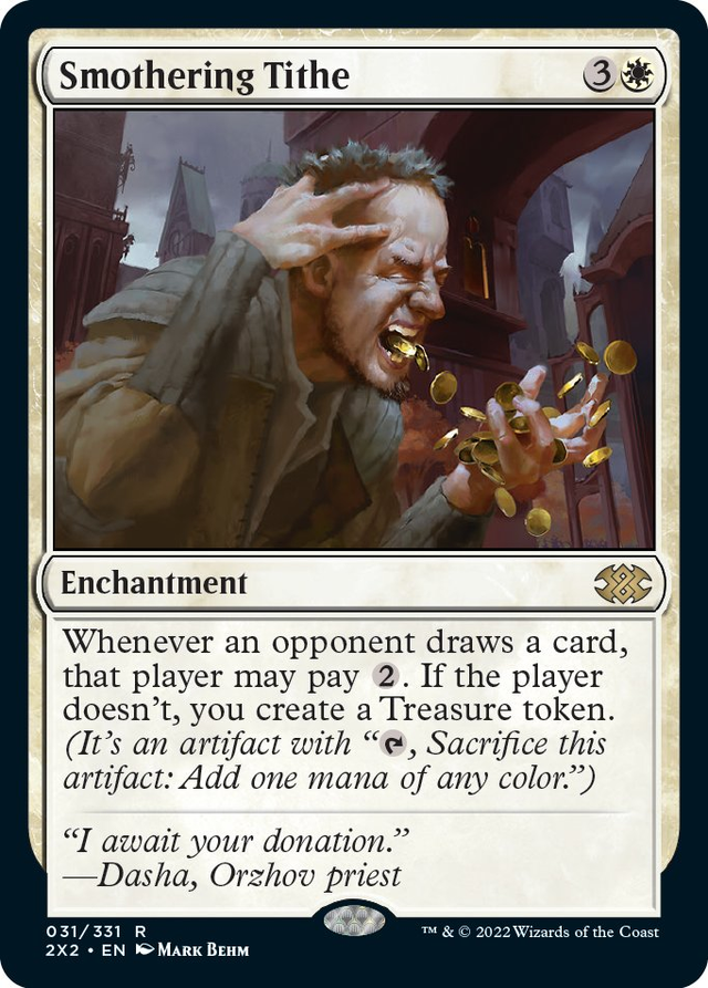 Smothering Tithe from Double Masters 2022 Spoiler