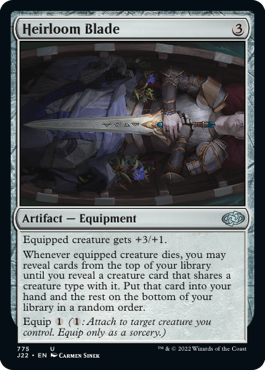 Heirloom Blade - Jumpstart 2022 Spoiler