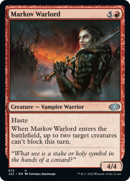 Markov Warlord - Jumpstart 2022 Spoiler