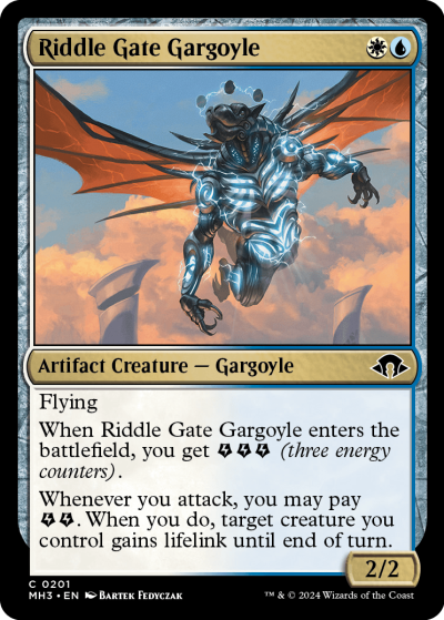 Riddle Gate Gargoyle - Modern Horizons 3 Spoiler