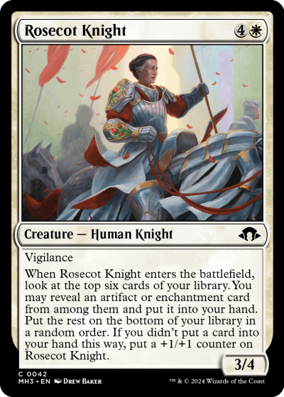 Rosecot Knight - Modern Horizons 3 Spoiler