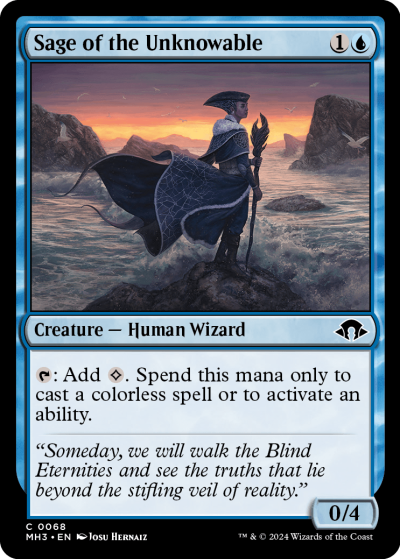 Sage of the Unknowable - Modern Horizons 3 Spoiler