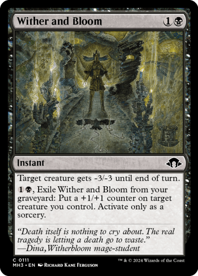 Wither and Bloom - Modern Horizons 3 Spoiler