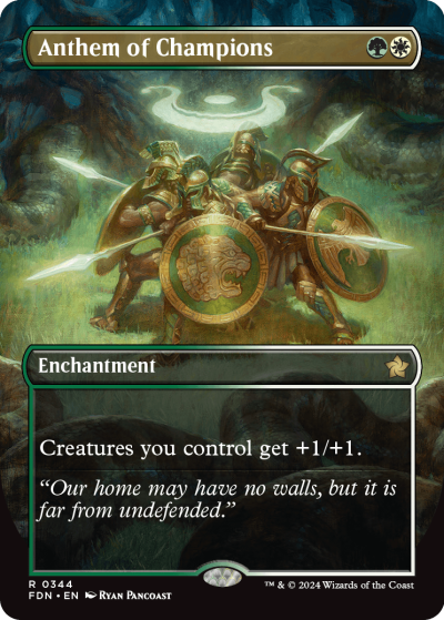 Anthem of Champions (Variant) - Foundations Spoiler