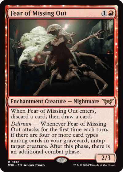 Fear of Missing Out - Duskmourn Spoiler