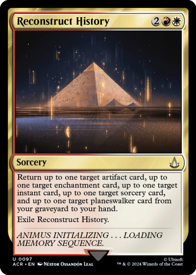 Reconstruct History - Assassin’s Creed Spoiler