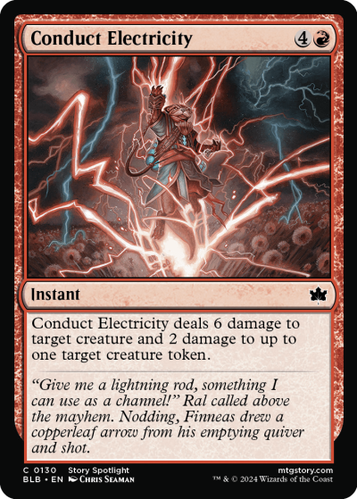 Conduct Electricity - Bloomburrow Spoiler