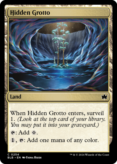 Hidden Grotto - Bloomburrow Spoiler