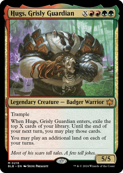 Hugs, Grisly Guardian - Bloomburrow Spoiler