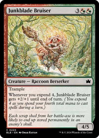 Junkblade Bruiser - Bloomburrow Spoiler